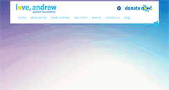 Desktop Screenshot of loveandrew.org