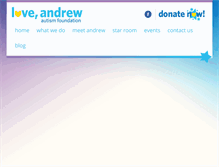 Tablet Screenshot of loveandrew.org
